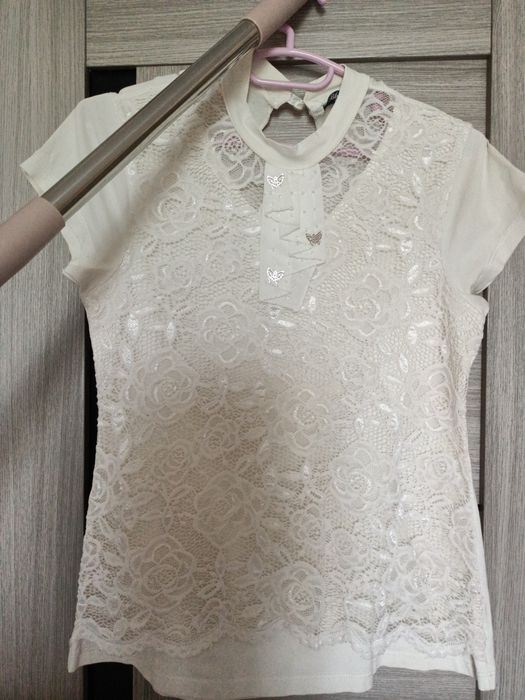 Блузка школьная /Турция/ для дев.4-5-6кл