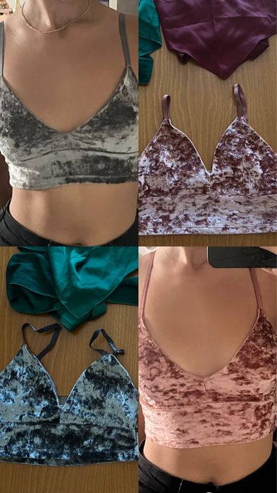 Огромно разнообразие на потници с различни размери и цветове, S/M/XS (Shein, House, Pull&Bear, H&M, NewYorker, Strafivarius)
