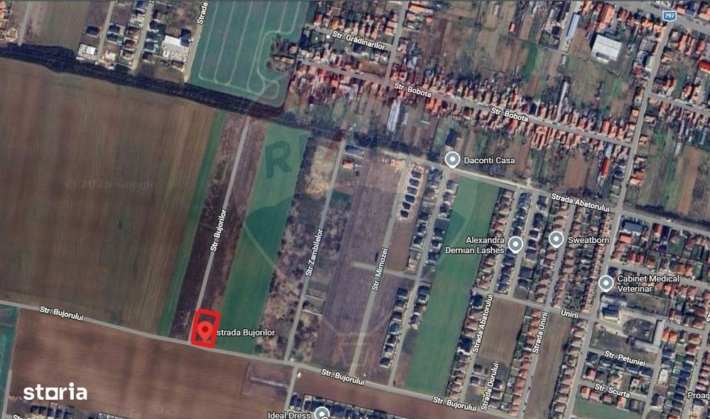 Loc de casă/ Teren intravilan, de vânzare, Sântandrei, Str. Bujorilor