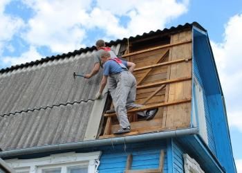 Перестил и установка крыши