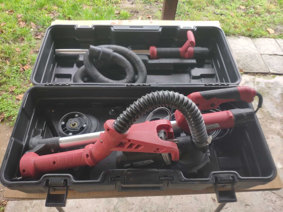 Жираф/Шлайфмашина за стени и тавани RAIDER RD-DS07,две глави в куфар