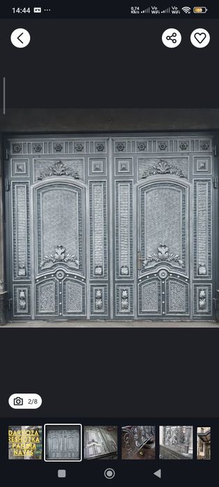 Darvoza kraska akfa rom kraska temir panjara boyash svarka hizmatlari