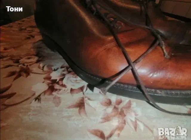 REGENT Оригинал Нови Мъжки Обувки от Естествена Кожа 43