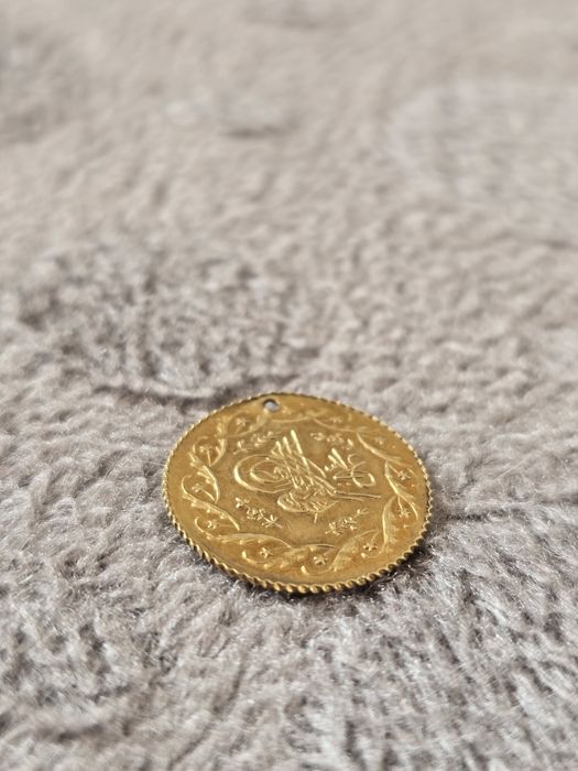 Златна османска монета (пендар)