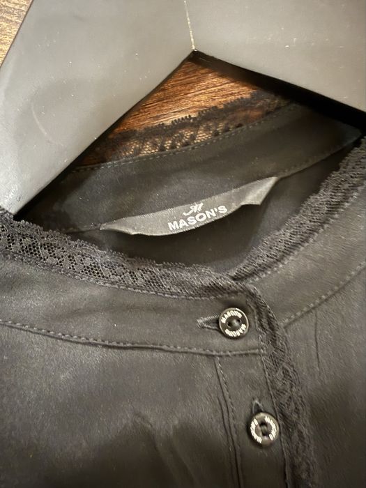 Фантастична малка черна рокля MASONS коприна, размер 40