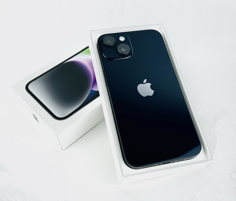 Apple iPhone 14 128GB Midnight Перфектен! Гаранция!