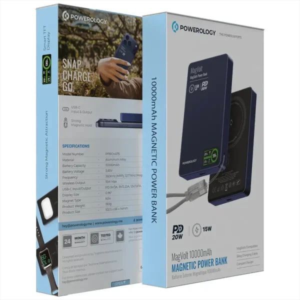 POWEROLOGY Ultra slim Power bank для Apple MagSafe
