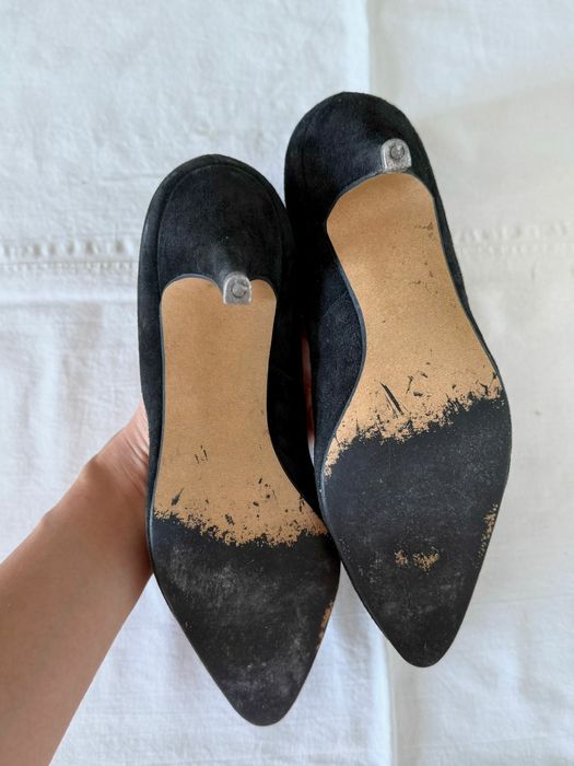 Туфли из натуральной замши