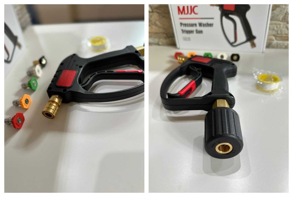 MJJC Професионален пистолет за водоструйка + 5 бр дюзи (Quick Connect)