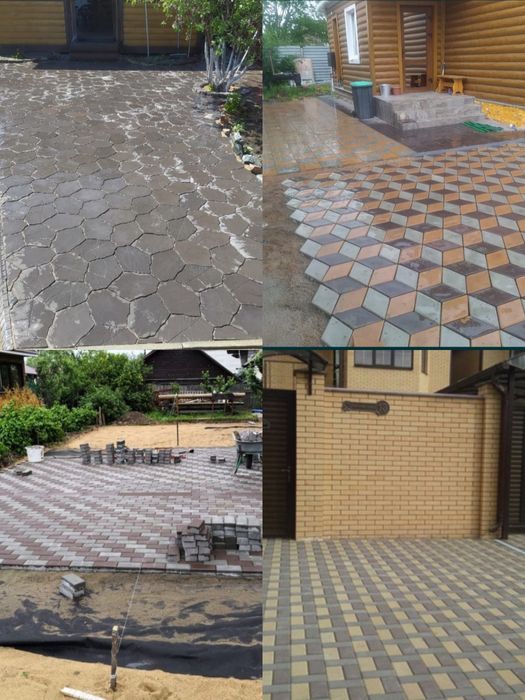 Укладка брусчатки