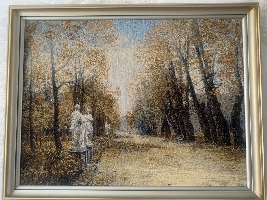 Картина на гобелене Осенний сквер