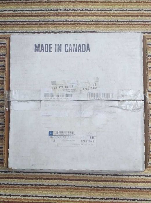 Оригинални Задни Дискове и Накладки Mercedes ML W163 МЛ270/320/400 OEM