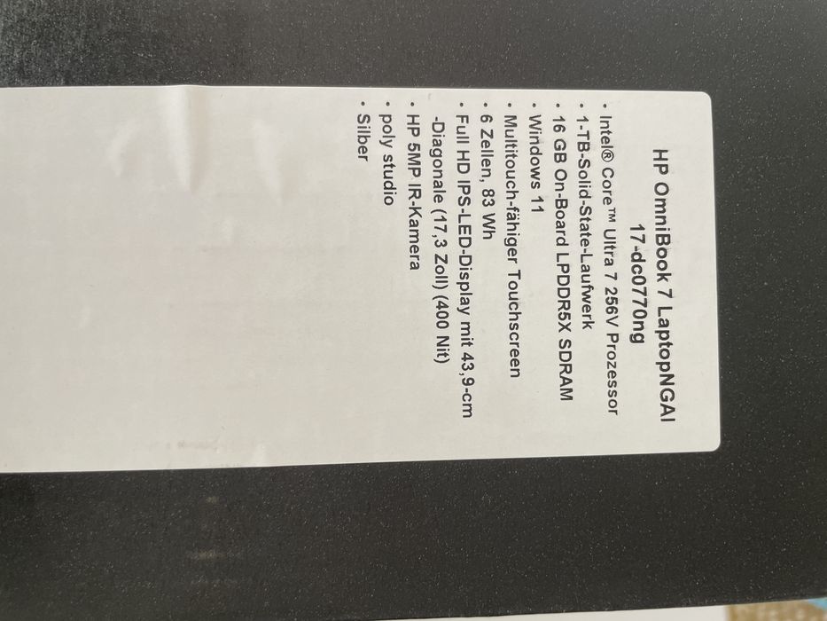 Laptop HP OmniBook 7 SIGILAT