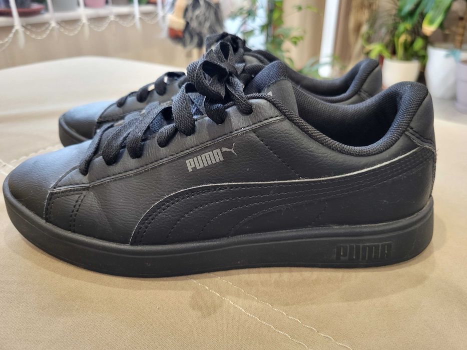 Puma Спортни обувки Rickie Classic с еко кожа за момче, 39 номер