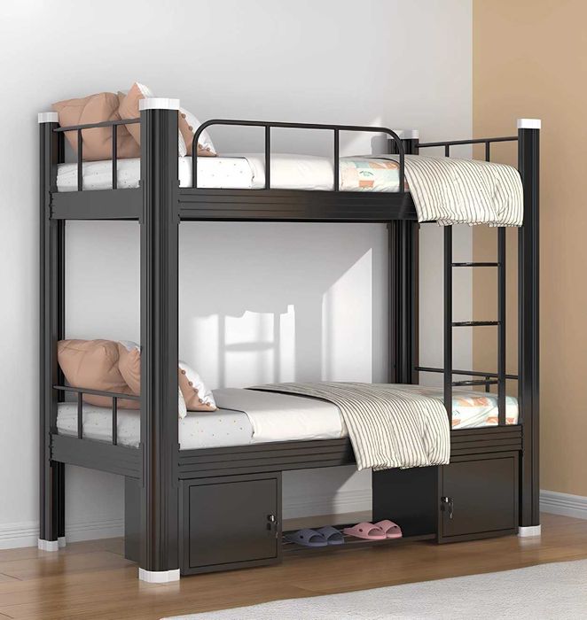 Ikki qavatli metall krovat Усиленная двухъярусная кровать для детей