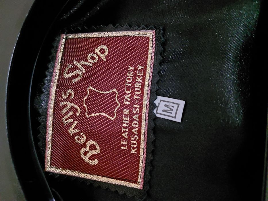 Кожаный женский плащ Турция р.М