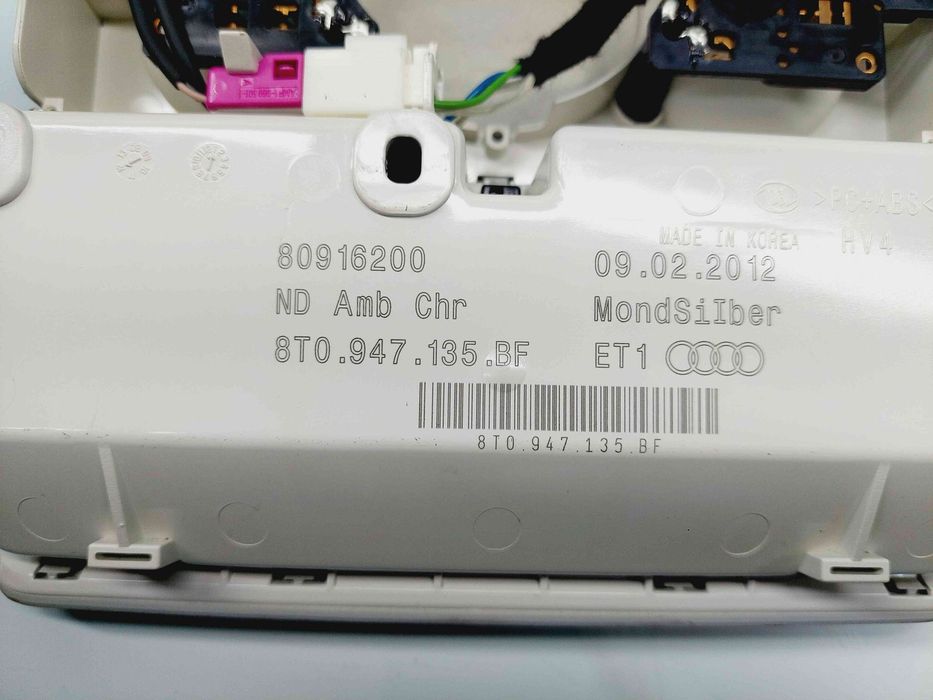 Plafoniera fata  AUDI A4 (8K2, B8) [Fabr 2008-2015] 8T0947135BF