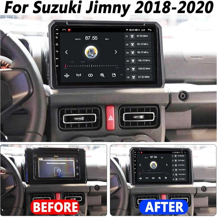 Мултимедия за Suzuki Jimny 2018, 2019 2020 Двоен дин навигация Android