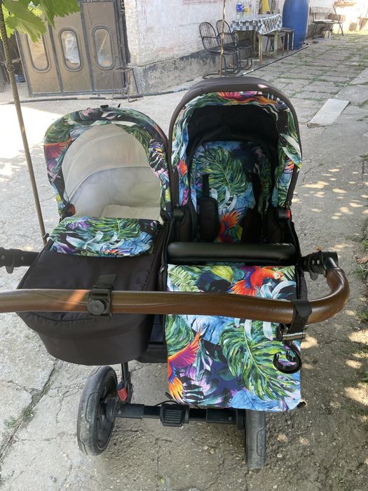 Бебешка количка за близнаци Dorjan