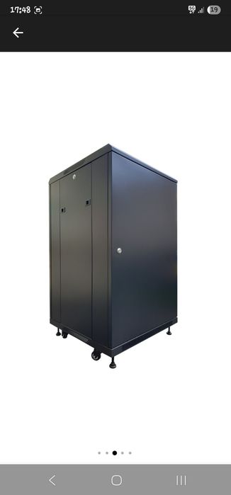 Dulap rack server LanKATT 19" 24U 600x1000, echipat, montare pe podea