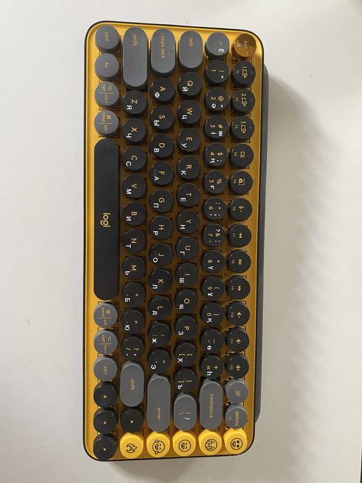 Logitech POP Keys механическая клавиатура Yellow