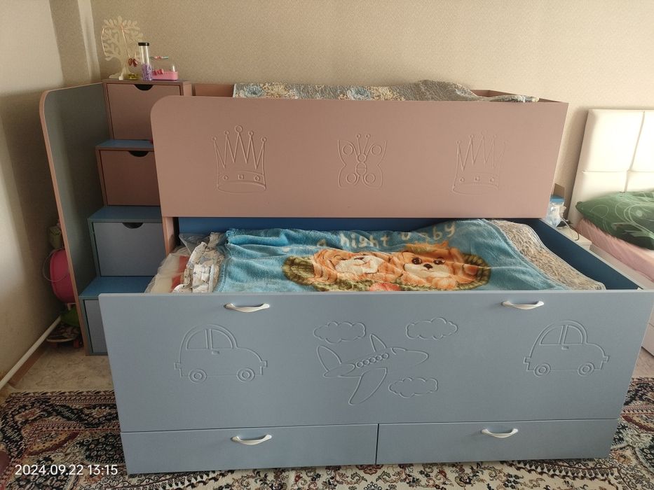 Детская кровать двухъярусная