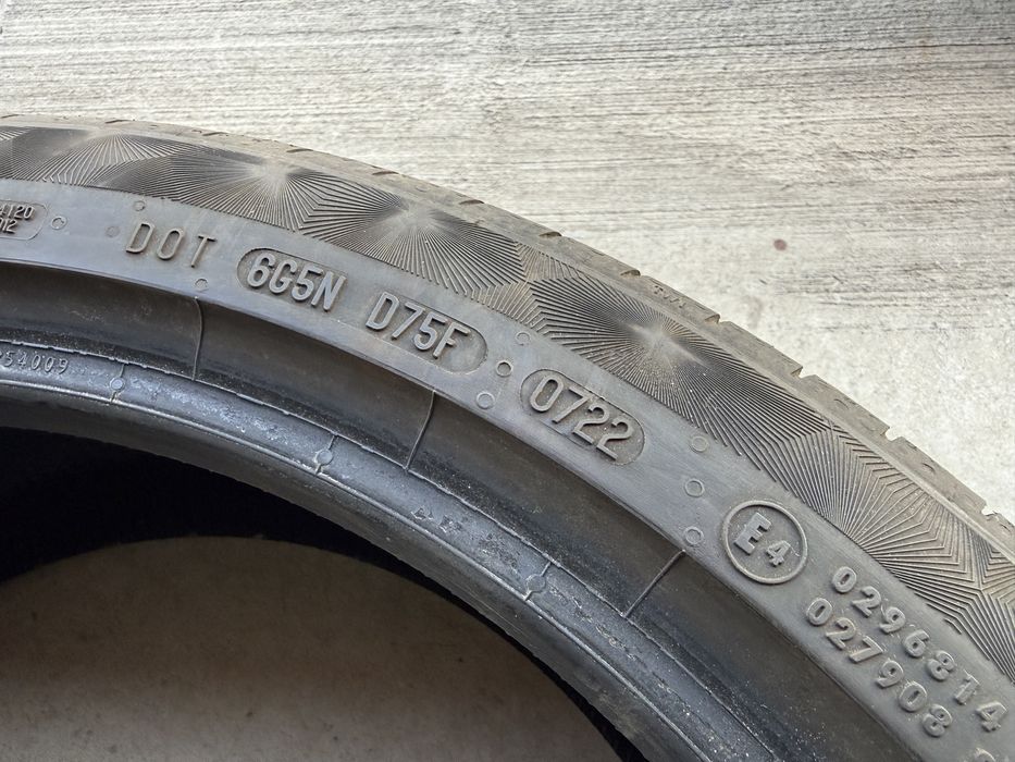 4бр. Летни Гуми С Борд 225/40R/18 XL -CONTINENTAL- DOT:0722-5.0м+4.6 м