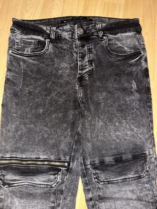 Мъжки дънки Brave Soul Denim Studio – черни