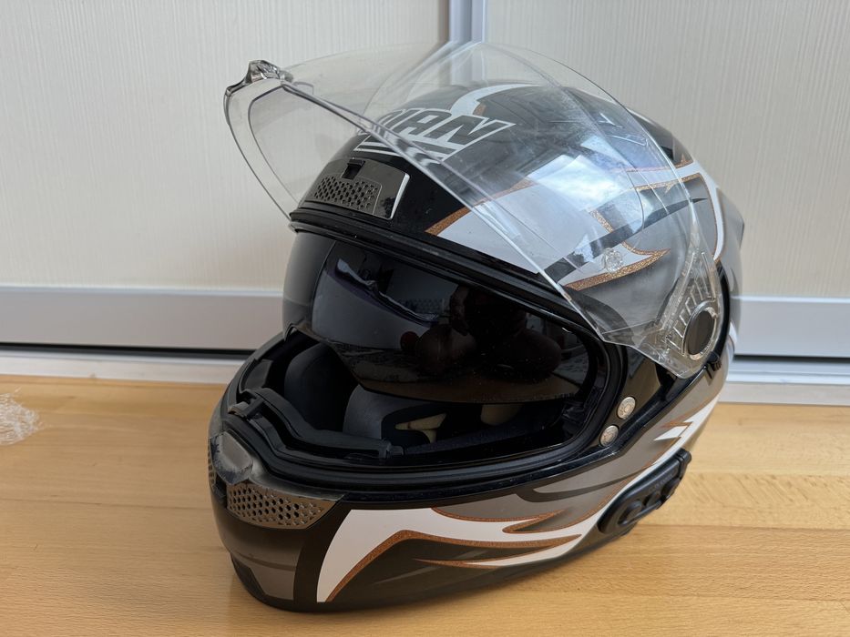 Casca moto 56 Nolan ncom intercom sistem comunicare inclus motocicleta