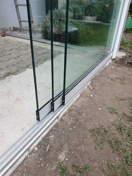 Terase aluminiu cu sticla