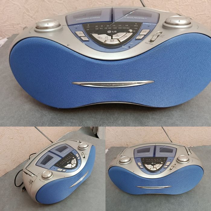LG двухкассетный магнитофон / радиоприёмник (Boombox) FM/AM, Auto Reve