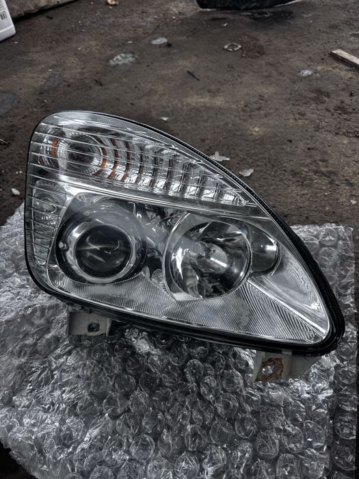 фара на газель. установлен. Bi led