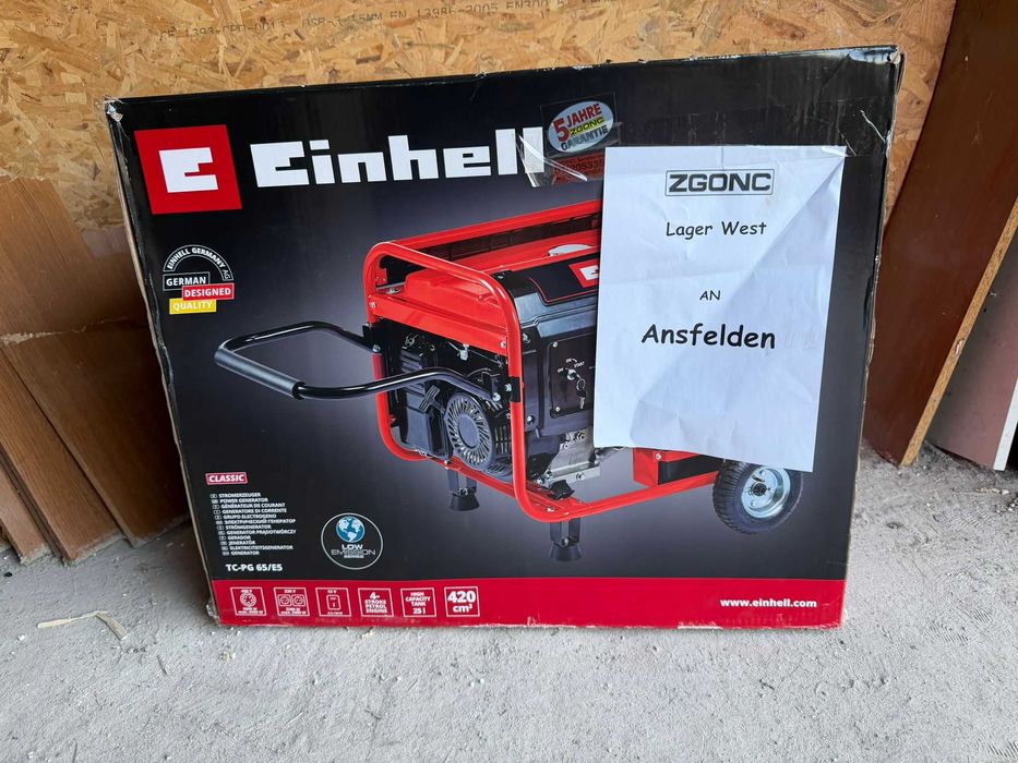 Generator curent nou cumpǎrat din Germania, Einhell TC-PG 65/E5 8000 W