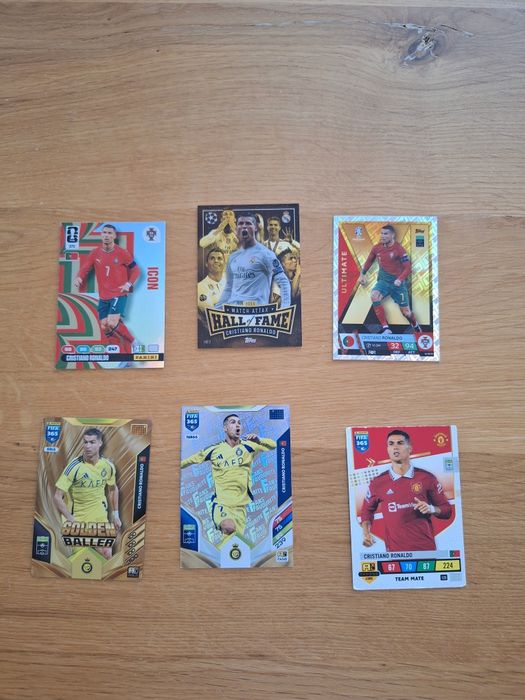 6 Carduri de colecție Cristiano Ronaldo (CR7) - Ediții Speciale