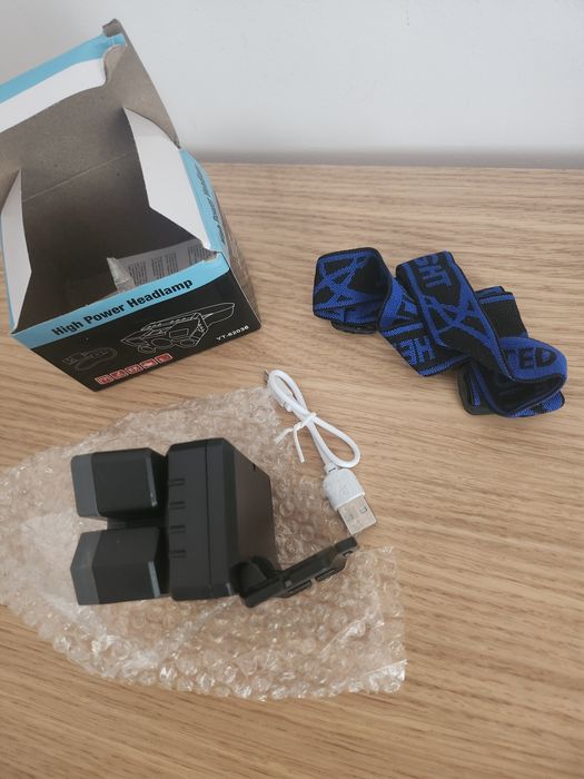 Lanterna led de cap, 4 tipuri de iluminat, acumulator intern, NOUA