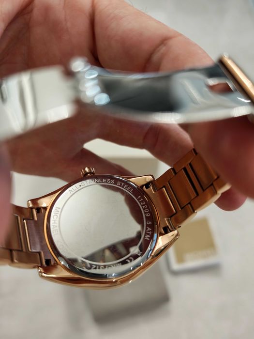 Michael Kors Janelle Дамски Часовник 42мм Кварцов с Розова Метална Верижка