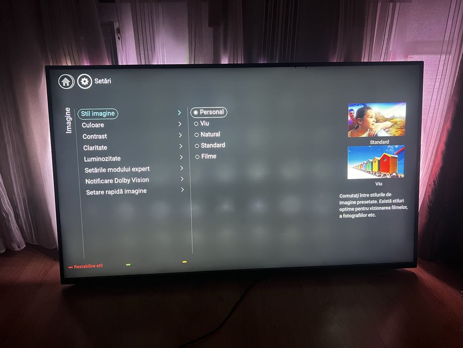 TV Philips 55”(inch) 4K UHD Smart TV + Ambilight
