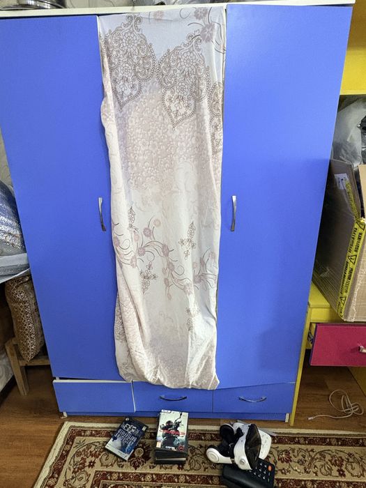 Шкаф для детей синий