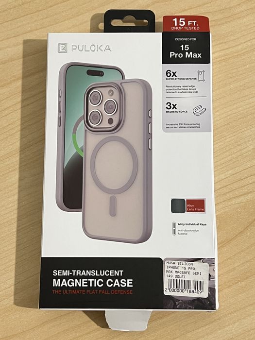 Husă Transparentă iPhone 15 Pro Max