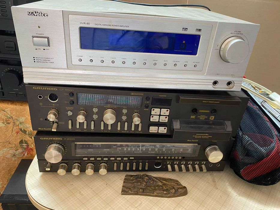 Colecție aparatură audio Hi-Fi vintage Yamaha Grundig Dual Philips