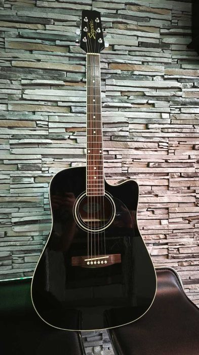 Chitara electroacustica Segovia dreadnought DC70MBK - Garantie
