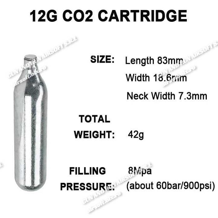 Pistol Cu CO2 NOU *MODIFICAT* (FARA Permis + Bonus Capsule)Airsoft Gaz