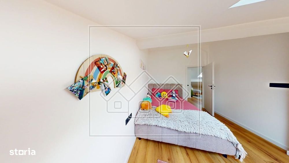 Penthouse cu design deosebit, mobilat modern, terasa