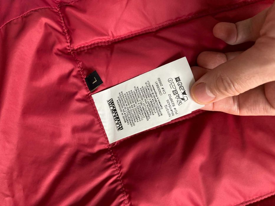 Napapijri down gilet дамски пухен елек жилетка пух размер L