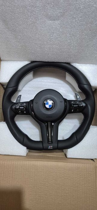 Volane volan custom calitate superioară & design premium BMW Seria 3 4 5 6 X5 X6 F10 F11 F15 F16 F30 F31 F32 F33 F34