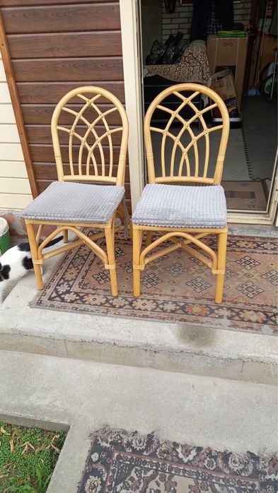 Два стула ротанговые