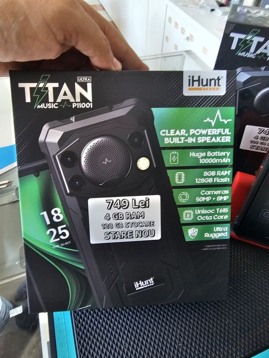 Ihunt Titan P11001 MUSIC Ultra, 4/128 GB, Sigilat, 2 ani garanție
