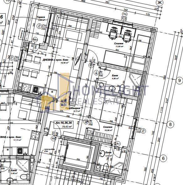 Продава се Тристаен апартамент в София, Левски В - 91 кв.м за 1678 €/кв.м - Снимка #3