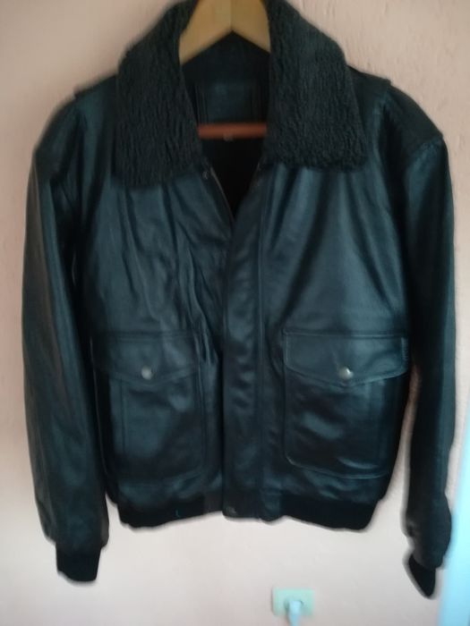 Geaca piele bărbați mărimea 48 in extenso pilot