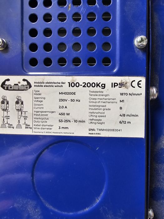 troliu electric torso